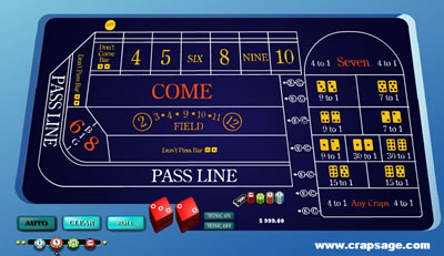 Online Craps Age Screenshot